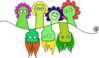 Flower People Clip Art